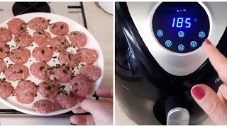 polpette al sugo Le cuocio prima in friggitrice 🤩