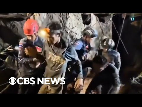 5 men trapped for days in flooded Laos cave freed