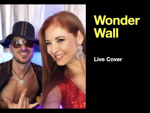 Oasis - Wonderwall (Live Cover) - Ginny Vee & Roberto L Whiter (Acoustic guitar version)
