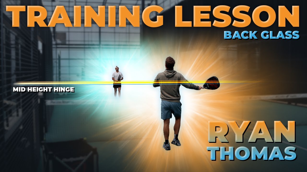 Back glass preparation: the hinge technique