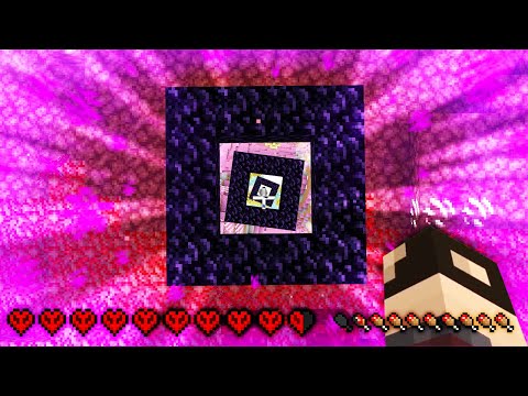 My friend hid Immersive Portals in my Minecraft Hardcore world!