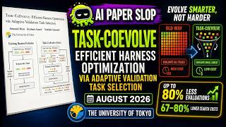 Task-CoEvolve: Efficient Harness Optimization via Adaptive Validation Task Selection (Aug 2026)