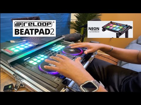 Djs, want to down size without losing performance? Try the Reloop Beatpad 2, plus Rode wireless Go