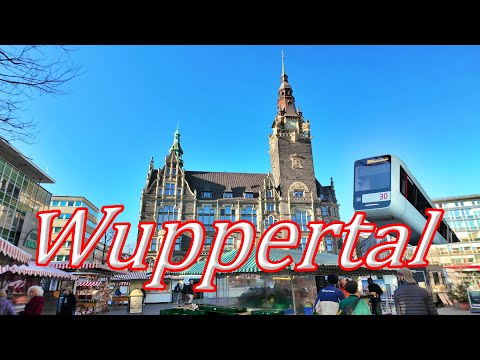 Wuppertal, Erkundung dieser einzigartigen Stadt in Deutschland (4K-Video)  🇩🇪