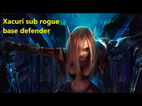 Xacuri , sub rogue , defending the base on rbg shadowlands