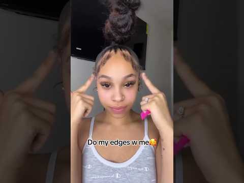 Edges Laid🙌Sleek Dramatic Edges W/ Natural Top Buns Knot | Details Tutorial Ft.#ulahair