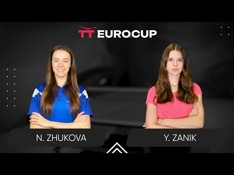 19:40 Nadiia Zhukova - Yulianna Zanik 30.05.2025 TT Euro.Cup Women Ukraine Star. TABLE 3