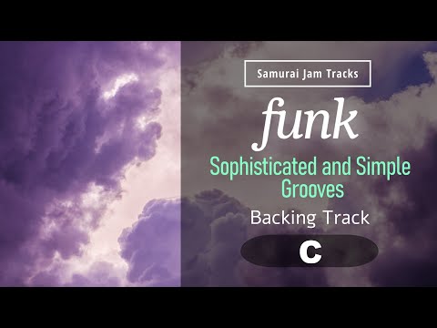 Funk Guitar Backing Track in C