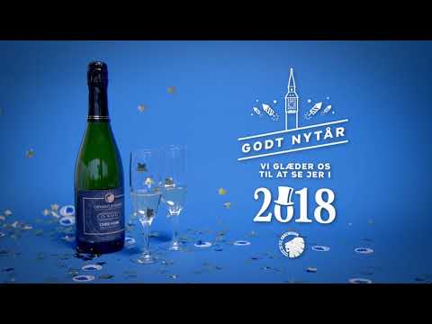 Godt nytår! Vi glæder os til at se jer i 2018