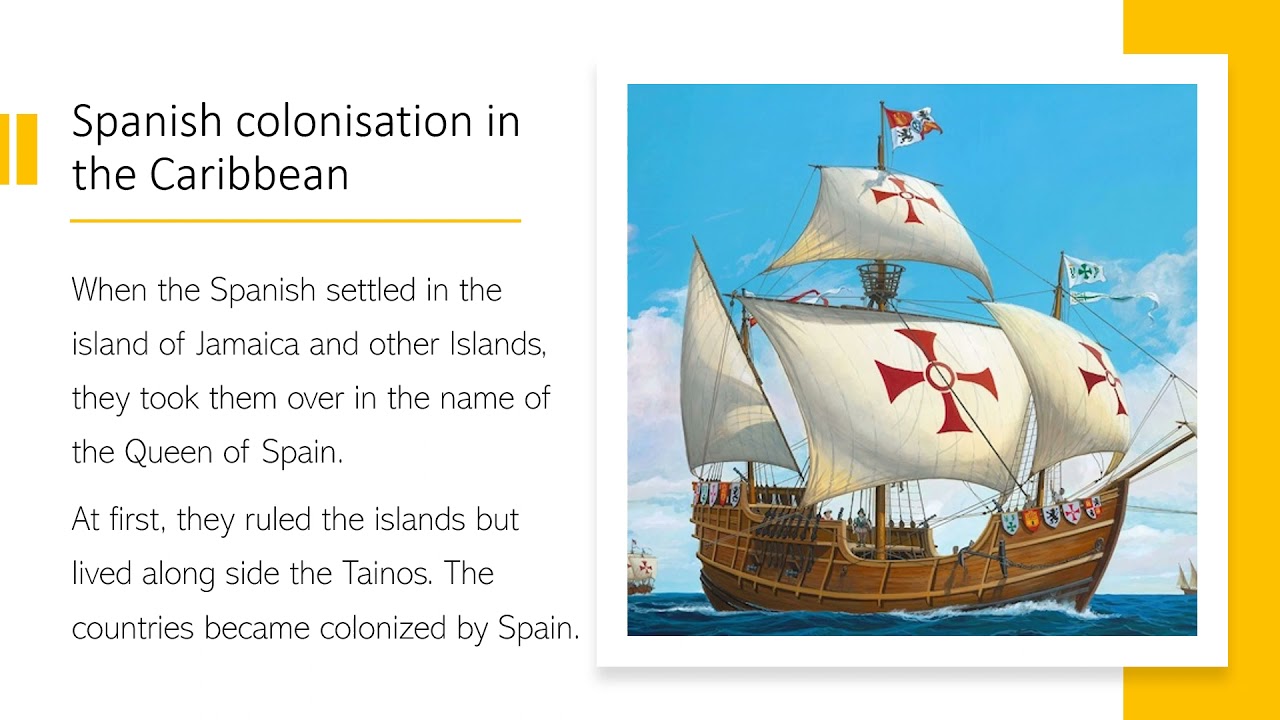What century did the Spanish come to Jamaica?