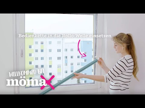 mömax Anleitung für Rollo-Montage - Klemmrollo Daylight - ohne Bohren