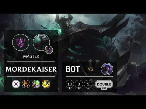 Mordekaiser Bot vs Kai'Sa - KR Master Patch 9.12