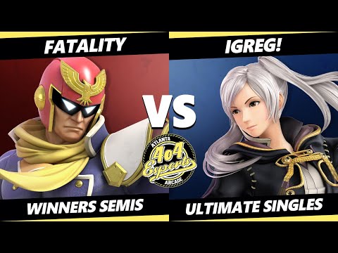 4o4 Smash Night 19 Winners Semis - Fatality (Captain Falcon) Vs. iGreg! (Robin) - SSBU Ultimate