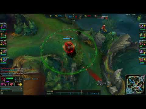 League of Legends - low hp Katarina bait survive