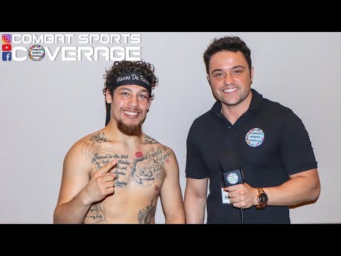 Top Boxing Prospect Jesse Garcia Post Fight interview With Fight Clips