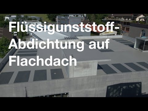 Flüssigkunststoffabdichtung auf Flachdach