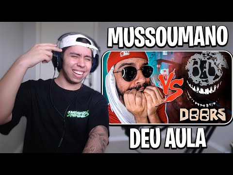 REACT Rush do Doors (Roblox) Vs. Mussoumano - Batalha com Games