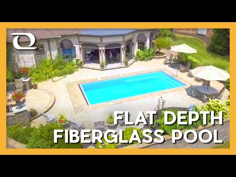 Lil Bob (California) | Flat Depth Fiberglass Pool Design | Thursday Pools