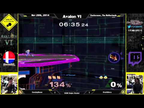 Avalon VI - DancingQueen (Fox) Vs. Overtriforce (Sheik) - SSBM Singles Winners Quarter Final