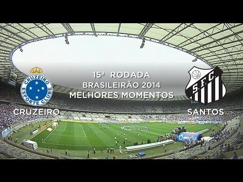 Melhores Momentos - Cruzeiro 3 x 0 Santos - Brasileirão 2014 - 17/08/2014