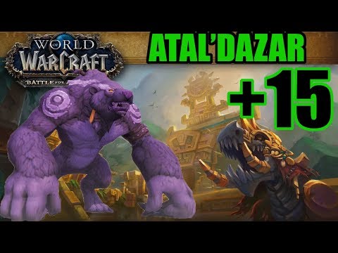 BFA Mythic +15 Atal'Dazar +1 - Guardian Druid PoV (Raging/Volcanic/Tyrannical)