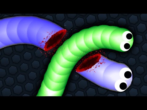Slither.io Best Hacker Snake vs Giant Snakes Epic Slitherio Gameplay