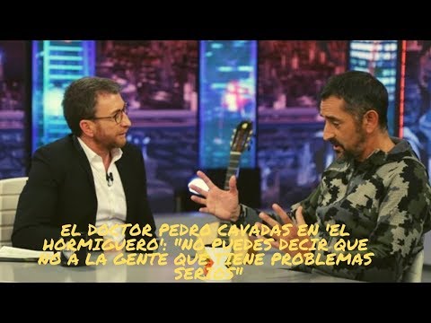 El doctor Pedro Cavadas en 'El hormiguero'