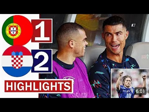 ●PORTUGAL vs CROATIA 1-2 All Goals & Highlights Internasional Friendly 2024 😱🔥