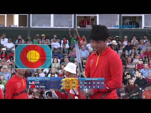 USA v China – recurve men's team gold | Ogden 2011 Archery World Cup stage 3