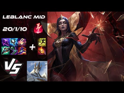 MID LeBlanc vs Galio - NA Grandmaster Patch 25.S2.3