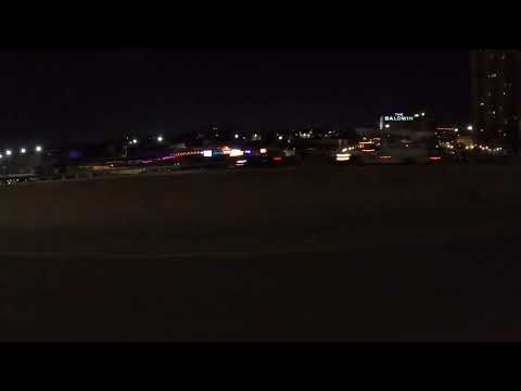 Red Roof Inn Plus+ to the Alamodome, 100 Montana St, San Antonio, Texas at Night, NGH10093