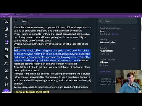 THE WORLDS PATCH IS HERE - ARE YOU READY? |  Patch Preview 13.19 League of Legends