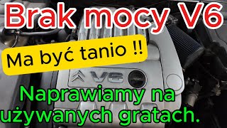 Attempting to repair it cheaply, Citroen 3.0 V6, all parts from a scrapyard and the CHEAPEST ones...