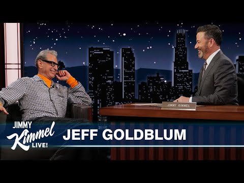 Jeff Goldblum on Showing His Kids Jurassic Park, Being Jimmy's Neighbor & He Demos His Miming Skills