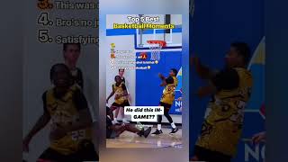 Top 5 Best Basketball Moments ⛹️‍♂️ #tiktok #best #basketball #nba