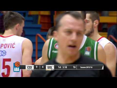 ABA Liga 2015/16, Round 10 match: Cedevita - Union Olimpija (15.10.2015)