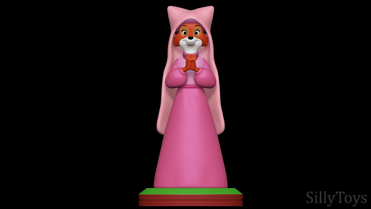 Maid Marian - Robin Hood 3D Print Model