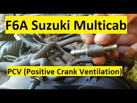 Positive Crankcase Ventilation (PCV) test Suzuki F6A Multicab