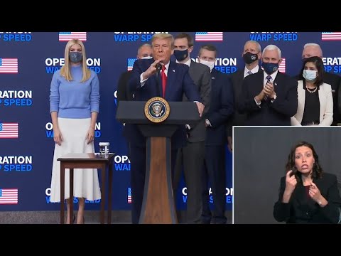 Remarks by Trump at the Operation Warp Speed Vaccine Summit 12/8/2020