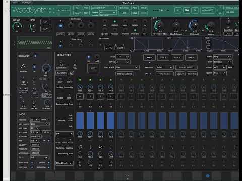 WoodSynth 3 x Sequencer