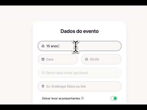 Site para confirmar presença | Aniversário de 15 anos | Passo a passo em alguns minutos