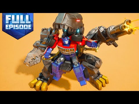 Optimus in a Grimlock Mech-Suit?  | E17 | Transformers: CYBERWORLD