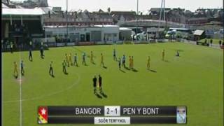 preview picture of video 'Bangor City v Bridgend Town'
