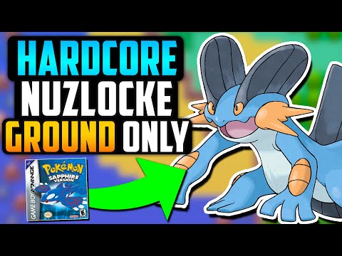 CAN I BEAT A POKÉMON SAPPHIRE HARDCORE NUZLOCKE WITH ONLY GROUND TYPES!? (Pokémon Challenge)