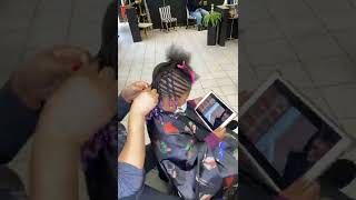 Showing how I braids a mohawk! 💕 #followme #mohawkbraids #shortsviral