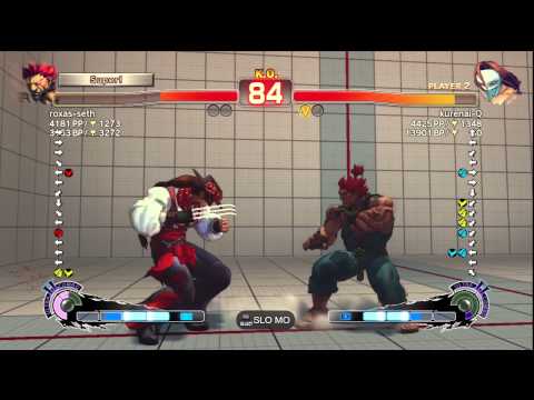 SSF4 AE Ver. 2012: Roxas [Akuma] vs. kurenai-Q [Vega] - PSN Ranked Match