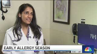 Seasonal allergies impact Chicago-area residents earlier with unseasonably warm weather