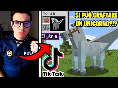 10 TIKTOK *VIRALI* DA USARE SU MINECRAFT 1.17!! *DA POLIZIOTTO*