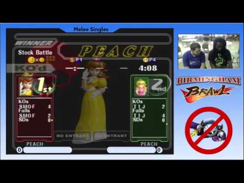 Birmingham Brawl 1 Melee Singles - T1J (Daisy) vs. Smoof (Peach)