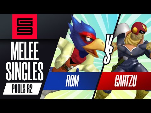 rom (Falco) vs Gahtzu (Captain Falcon) - Melee Singles Pools Winners Quarter-Final  - Genesis 9